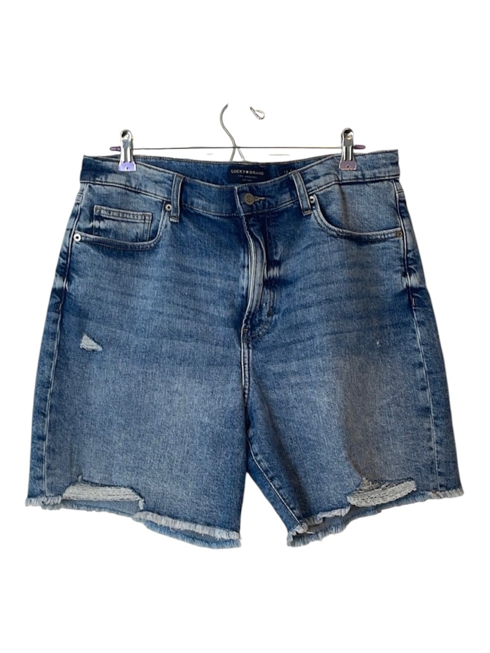 Lucky Brand 90’s Loose Denim Shorts High Rise Size 14/32